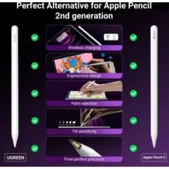 UGREEN LP653 Smart Stylus Pen for iPad with Magnetic Wireless Charging Tilt Function, Full-Screen Palm Rejection, 15910 10 UGREEN LP653 Smart Stylus Pen for iPad with Magnetic Wireless Charging Tilt Function, Full-Screen Palm Rejection, 15910 - Image 5