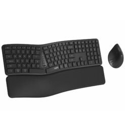 RAPOO 8810ME Multi-Mode Wireless Optical Combo Keyboard and Mouse Ergonomic Design Connect via Bluetooth 5.0, and 2.4 GHz - Image 5