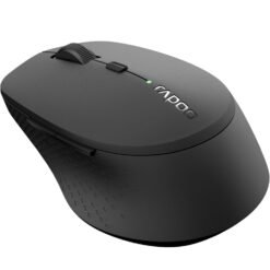 RAPOO M300L Rechargeable Multi-Mode Wireless Mouse Dark Grey Connectivity across Bluetooth 3.0, Bluetooth 4.0, and 2.4GHz wireless for up to three paired devices 7 RAPOO M300L
