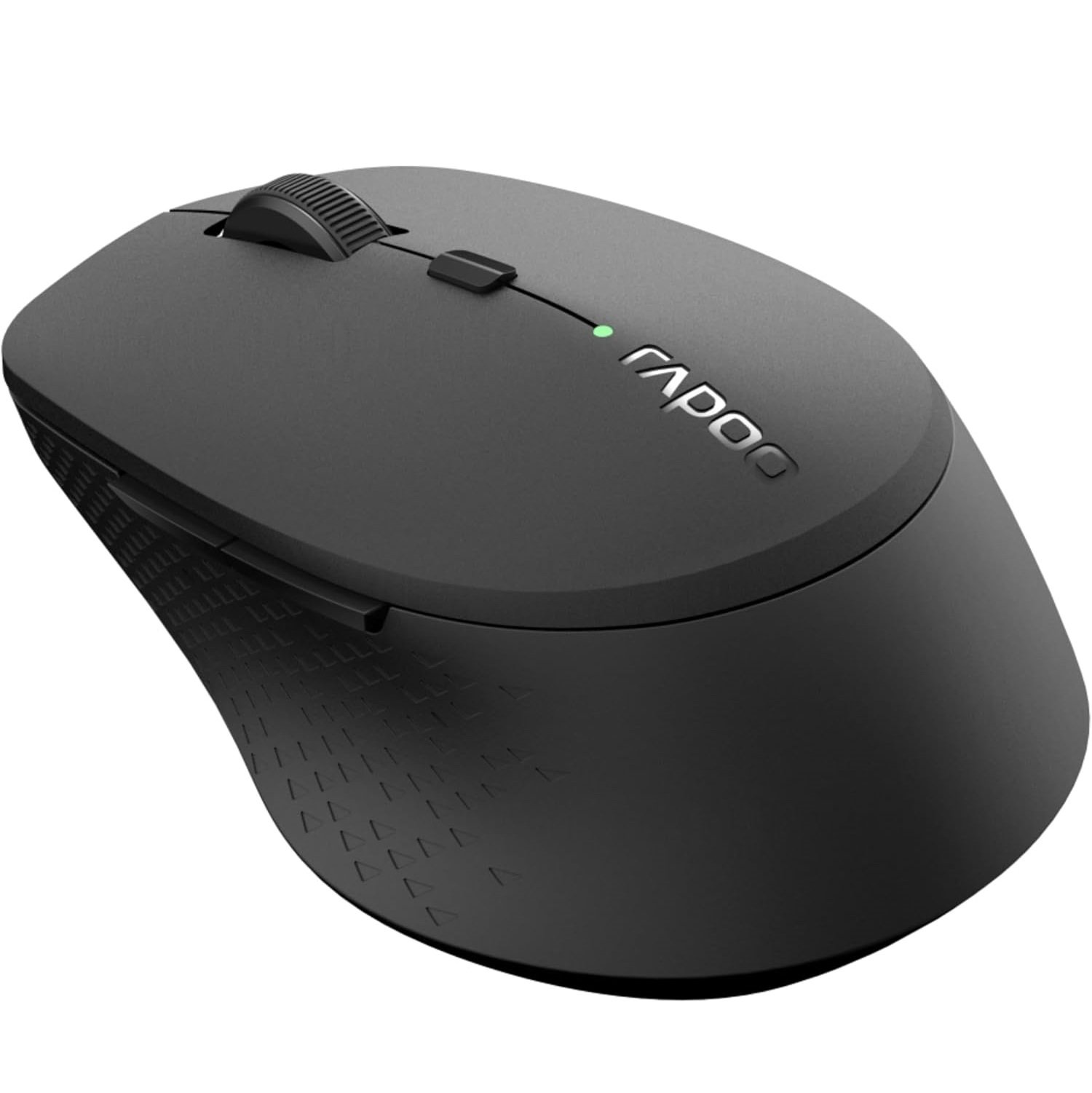 RAPOO M300L Rechargeable Multi-Mode Wireless Mouse Dark Grey Connectivity across Bluetooth 3.0, Bluetooth 4.0, and 2.4GHz wireless for up to three paired devices 4 RAPOO M300L