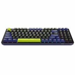 Alternative view of E-Yooso Z-94 Rainbow Light Wired Mechanical Gaming Keyboard 94-Keys Hot-Swappable Black Blue with Red Switch