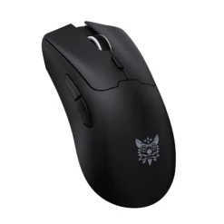 Alternative view of ONIKUMA DM01 Tri-Mode RGB Wireless Gaming Mouse Black with Stickers and 12,800 Dpi