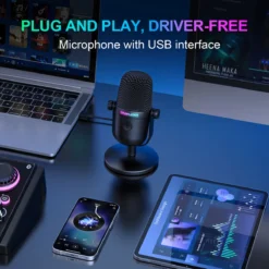 ONIKUMA M830 RGB USB Condenser Gaming Microphone with 48kHz High-Fidelity Capture 8 ONIKUMA M830 RGB USB Condenser Gaming Microphone with 48kHz High-Fidelity Capture - Image 4