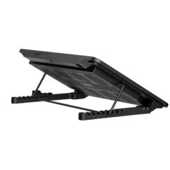 Alternative view of RAPOO CF300 Laptop 8 Fans Cooling Pad with 6-Level Adjustable Silent and Multi-Functional Phone Stand for Laptops up to 17 Inches Black