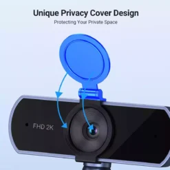 UGREEN 25442 2K USB Webcam Full HD 1080P for PC, Autofocus with Privacy Cover and Dual Noise Cancelling Mics for Streaming, Conferencing, Calling, Zoom, Skype, Teams 8 UGREEN 25442 2K USB Webcam Full HD 1080P for PC, Autofocus with Privacy Cover and Dual Noise Cancelling Mics for Streaming, Conferencing, Calling, Zoom, Skype, Teams - Image 4