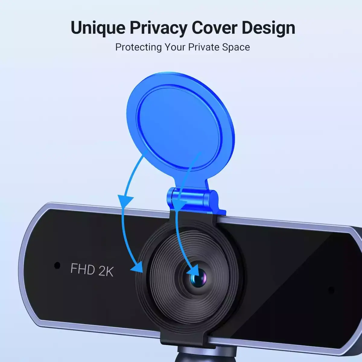 UGREEN 25442 2K USB Webcam Full HD 1080P for PC, Autofocus with Privacy Cover and Dual Noise Cancelling Mics for Streaming, Conferencing, Calling, Zoom, Skype, Teams 4 UGREEN 25442 2K USB Webcam Full HD 1080P for PC, Autofocus with Privacy Cover and Dual Noise Cancelling Mics for Streaming, Conferencing, Calling, Zoom, Skype, Teams - Image 4