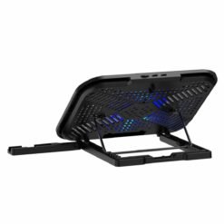 Alternative view of RAPOO CF100 Laptop Single Fan Cooling Pad with 6-Level Adjustable Silent 130mm Fan and Multi-Functional Phone Stand for Laptops up to 14 Inches Black