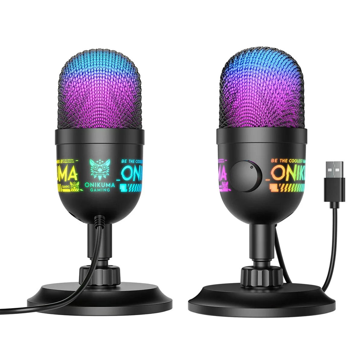 ONIKUMA M930 USB RGB Condenser Microphone with 48kHz High-Fidelity Capture and Smart Monitoring 5 ONIKUMA M930