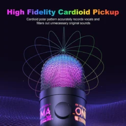 ONIKUMA M930 USB RGB Condenser Microphone with 48kHz High-Fidelity Capture and Smart Monitoring 7 ONIKUMA M930 USB RGB Condenser Microphone with 48kHz High-Fidelity Capture and Smart Monitoring - Image 3