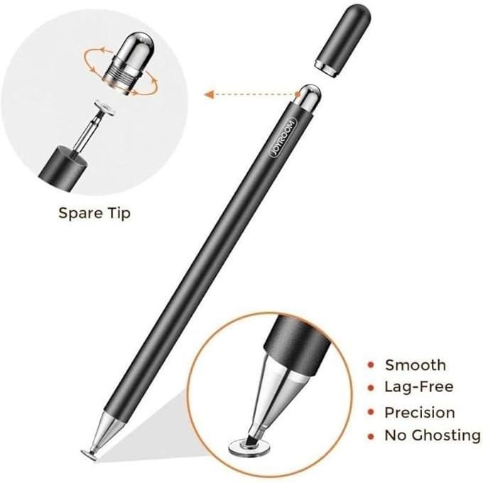 Joyroom JR-BP560S Excellent Series Passive Capacitive Stylus Pen Black Only for Capacitive Touch Devices 2 Joyroom JR-BP560S Excellent Series Passive Capacitive Stylus Pen Black Only for Capacitive Touch Devices - Image 2