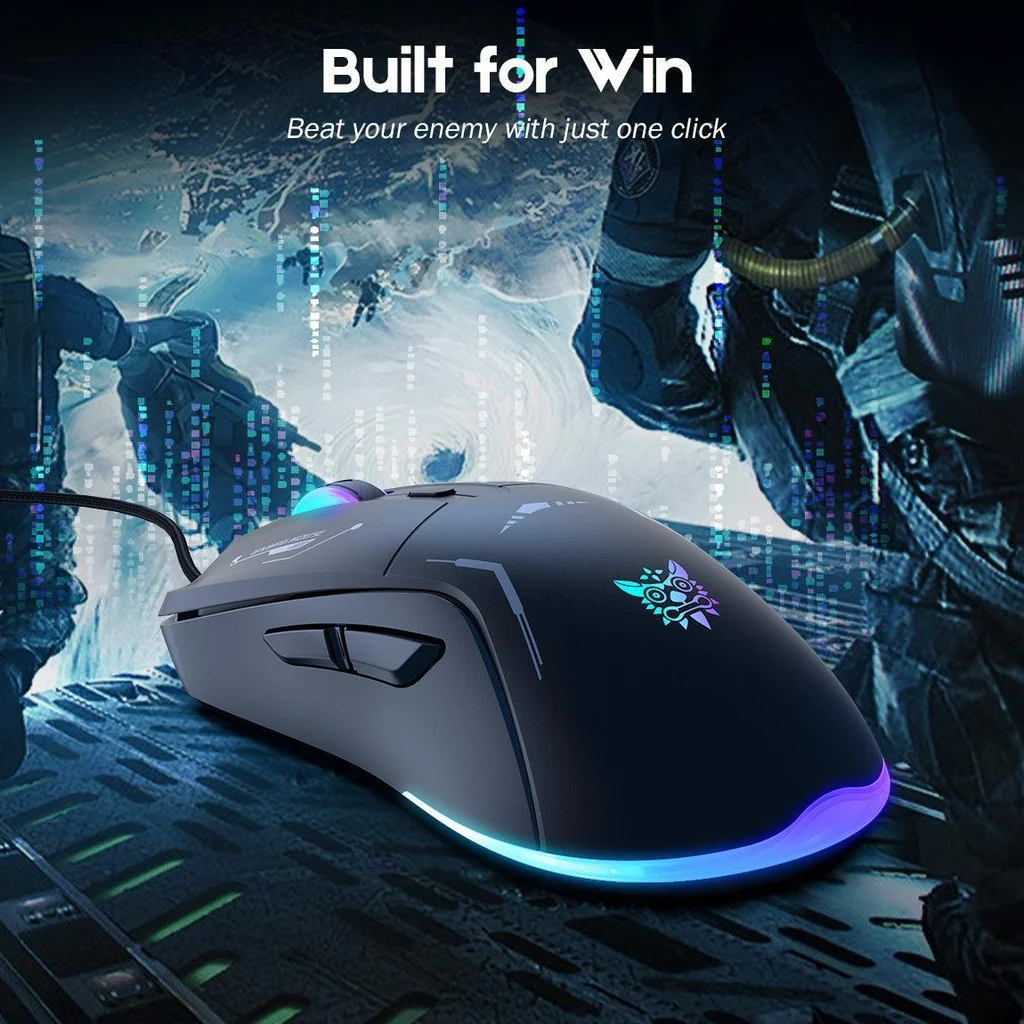 ONIKUMA CW917 RGB Wired Gaming Mouse with 3600Dpi and 7 RGB Dynamic Modes 3 ONIKUMA CW917 RGB Wired Gaming Mouse with 3600Dpi and 7 RGB Dynamic Modes - Image 3