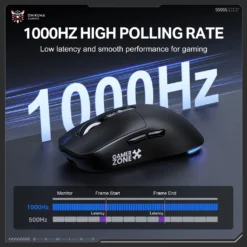 ONIKUMA DM07 Tri-Mode RGB Wireless Gaming Mouse Black with PAW3311 Sensor 12800Dpi 1000Hz Polling Rate & 6-Level DPI 15 ONIKUMA DM07 Tri-Mode RGB Wireless Gaming Mouse Black with PAW3311 Sensor 12800Dpi 1000Hz Polling Rate & 6-Level DPI - Image 8