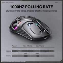 ONIKUMA DM02 Tri-Mode RGB Wireless Gaming Mouse 12800Dpi Lightweight Honeycomb Shell 1000Hz Polling Rate & 6-Level DPI 13 ONIKUMA DM02