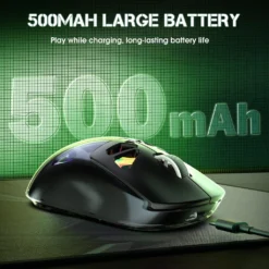 ONIKUMA CW930 Tri-Mode Wireless RGB Gaming Mouse Black with 400Dpi and 11 RGB Lighting Modes 500mAH Battery 11 ONIKUMA CW930