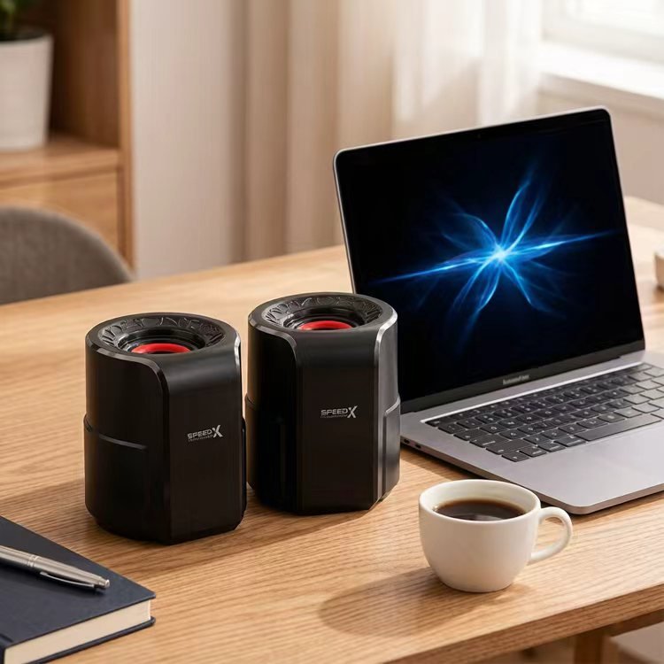 SpeedX SX-SP01 Desktop Speakers for PC USB Powered 2.0 6W 9 SpeedX SX-SP01
