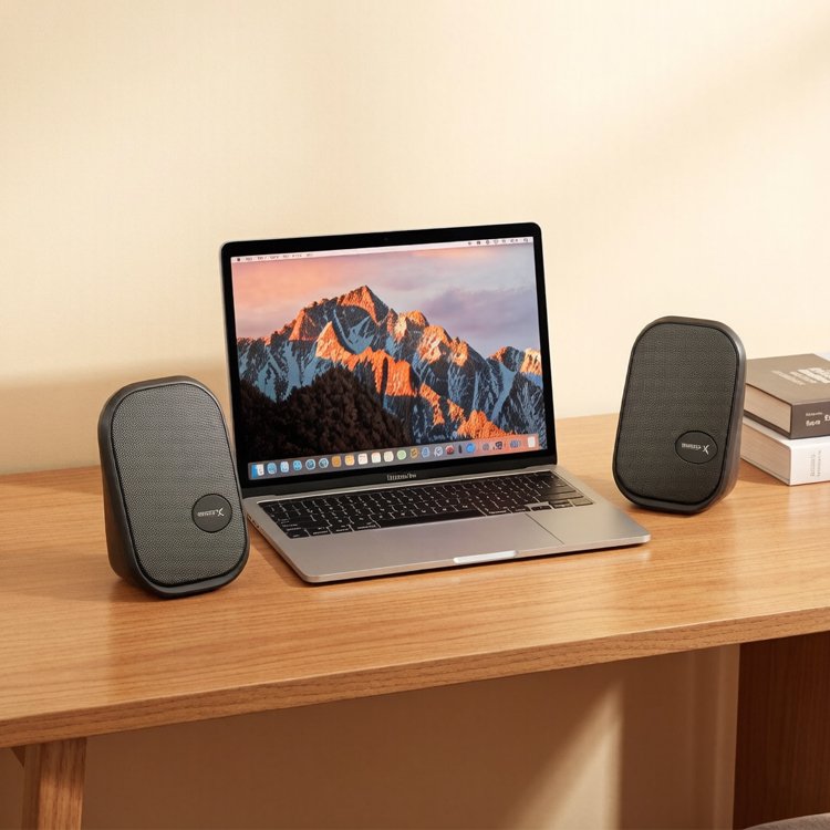 SpeedX SX-SP02 Desktop PC Speaker USB Powered 2.0 6W 10 SpeedX SX-SP02