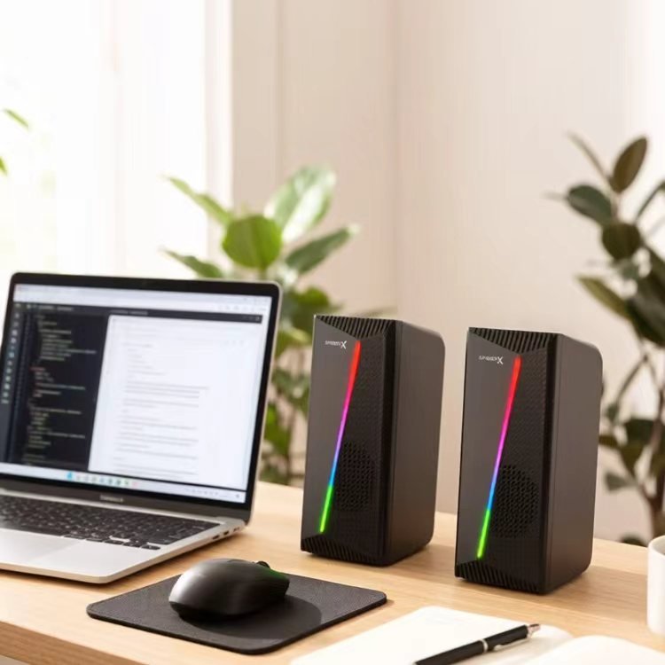 SpeedX SX-SP03 Desktop Speaker with RGB and USB Powered 6W 3 SpeedX SX-SP03 Desktop Speaker with RGB and USB Powered 6W - Image 3