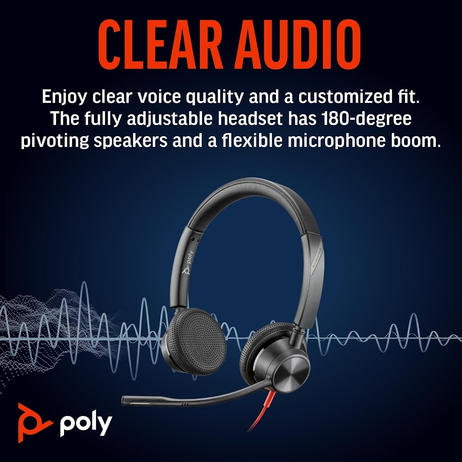 Poly Blackwire 3325 Wired Headset with USB A/C and 3.5mm Connector and Mic for PC & Work 4 Poly Blackwire 3325 Wired Headset with USB A/C and 3.5mm Connector and Mic for PC & Work - Image 4