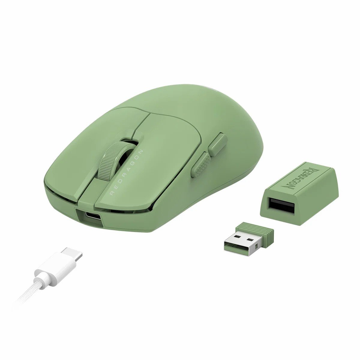 Redragon M933OM-Ult AXION Dual 8K Hz Tri-Mode Wireless Gaming Mouse Olive Mist 45000Dpi Lightweight 3 Redragon M933OM-Ult AXION Dual 8K Hz Tri-Mode Wireless Gaming Mouse Olive Mist 45000Dpi Lightweight - Image 3