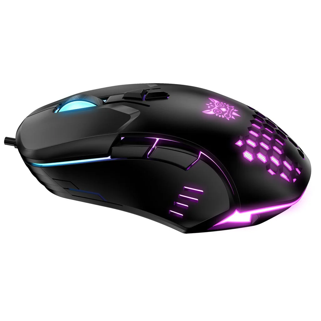 ONIKUMA CW902 Wired RGB Gaming Mouse 6400Dpi with 7 Programmable Buttons Colorful Lighting 5 ONIKUMA CW902