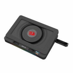 Redragon GCP512 WINDSEEKER RGB Laptop Cooling Pad with Phone Holder 5.9" High-Speed Fan for Rapid Cooling 15-17" Laptop Compatibility 9 Redragon GCP512 WINDSEEKER RGB Laptop Cooling Pad with Phone Holder 5.9" High-Speed Fan for Rapid Cooling 15-17" Laptop Compatibility - Image 4