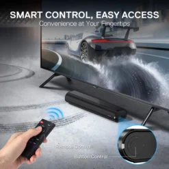 Redragon GS821 AIRBURST Bluetooth Gaming Speaker Soundbar with Remote BT 5.3 & Wired Optical/HDMI ARC/AUX/USB Connection Support 9 Redragon GS821