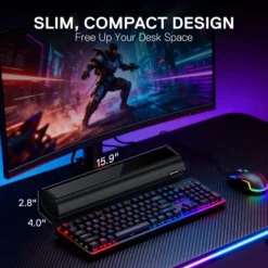 Redragon GS821 AIRBURST Bluetooth Gaming Speaker Soundbar with Remote BT 5.3 & Wired Optical/HDMI ARC/AUX/USB Connection Support 10 Redragon GS821