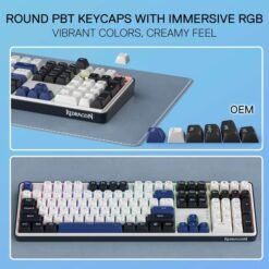 Redragon K689 WYVERN RGB Wired Mechanical Keyboard Full Size Upgraded Hot-swappable Socket Custom Linear Switch 10 Redragon K689 WYVERN RGB Wired Mechanical Keyboard Full Size Upgraded Hot-swappable Socket Custom Linear Switch - Image 5