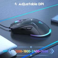 ONIKUMA CW917 RGB Wired Gaming Mouse with 3600Dpi and 7 RGB Dynamic Modes 8 ONIKUMA CW917 RGB Wired Gaming Mouse with 3600Dpi and 7 RGB Dynamic Modes - Image 4