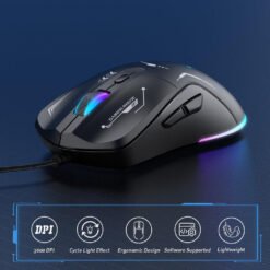 Alternative view of ONIKUMA CW917 RGB Wired Gaming Mouse with 3600Dpi and 7 RGB Dynamic Modes