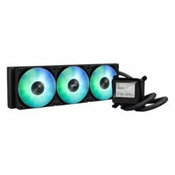ASUS MAX Gaming LC 360 ARGB LCD Black all-in-one CPU liquid Cooler with advanced cooling performance, vivid 2.4” IPS screen, pre-installed ARGB fans and Aura lighting 7 ASUS MAX Gaming LC 360 ARGB LCD Black all-in-one CPU liquid Cooler with advanced cooling performance, vivid 2.4” IPS screen, pre-installed ARGB fans and Aura lighting - Image 3