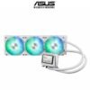 ASUS MAX Gaming LC 360 ARGB LCD White all-in-one CPU liquid Cooler with advanced cooling performance, vivid 2.4” IPS screen, pre-installed ARGB fans and Aura lighting 10 ASUS MAX Gaming LC 360 ARGB LCD White