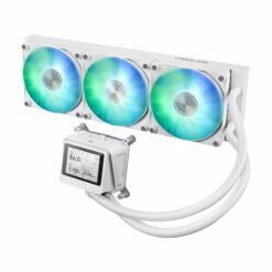 ASUS MAX Gaming LC 360 ARGB LCD White all-in-one CPU liquid Cooler with advanced cooling performance, vivid 2.4” IPS screen, pre-installed ARGB fans and Aura lighting 8 ASUS MAX Gaming LC 360 ARGB LCD White all-in-one CPU liquid Cooler with advanced cooling performance, vivid 2.4” IPS screen, pre-installed ARGB fans and Aura lighting - Image 3