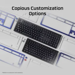 Alternative view of HyperX Alloy Rise 100% Rapid Mechanical Gaming Keyboard OPEN BOX 8000Hz Polling Rate with Red Mechanical Switches