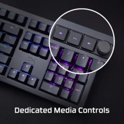 HyperX Alloy Rise 100% Rapid Mechanical Gaming Keyboard OPEN BOX 8000Hz Polling Rate with Red Mechanical Switches - Image 6