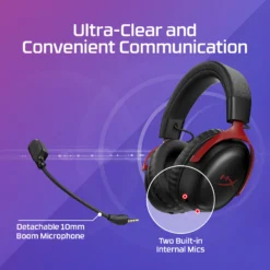 HyperX Cloud III S Wireless Gaming Headset OPEN BOX Bluetooth and 2.4Ghz Wireless Up to 120 Hours of Battery Life - Image 4