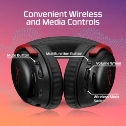 HyperX Cloud III S Wireless Gaming Headset OPEN BOX Bluetooth and 2.4Ghz Wireless Up to 120 Hours of Battery Life - Image 7