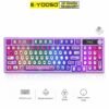 E-YOOSO Z-99 Ultra RGB Tri-Mode Wireless Mechanical Gaming Keyboard Transparent Purple with Silverwood Switch and Screen 11 E-YOOSO Z-99 Ultra