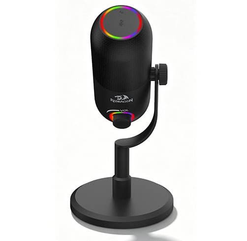 Redragon GM308 SONAR RGB USB Gaming Microphone with Cardioid Polar Pattern Touch Button ANC 4 Redragon GM308 SONAR RGB USB Gaming Microphone with Cardioid Polar Pattern Touch Button ANC - Image 4