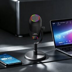 Redragon GM308 SONAR RGB USB Gaming Microphone with Cardioid Polar Pattern Touch Button ANC 13 Redragon GM308