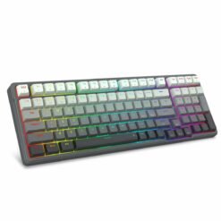 Alternative view of E-YOOSO HZ-99 Rapid Trigger Gaming Keyboard 8k Hz Polling Rate with Magnetic Red Switches 99 Keys Gradient Grey