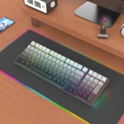 E-YOOSO HZ-99 Rapid Trigger Gaming Keyboard 8k Hz Polling Rate with Magnetic Red Switches 99 Keys Gradient Grey - Image 5